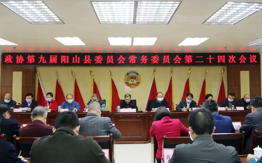 县政协召开第九届阳山县委员会常务委员会第二十四次会议
