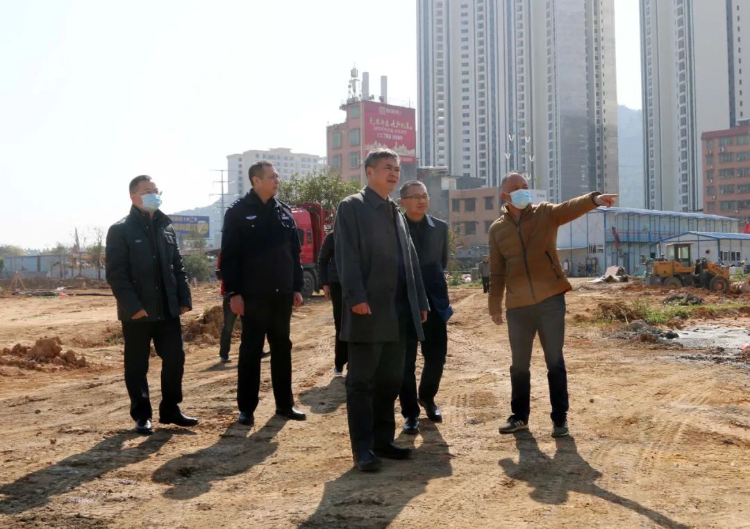 县长廖敬华督导检查安全生产工作