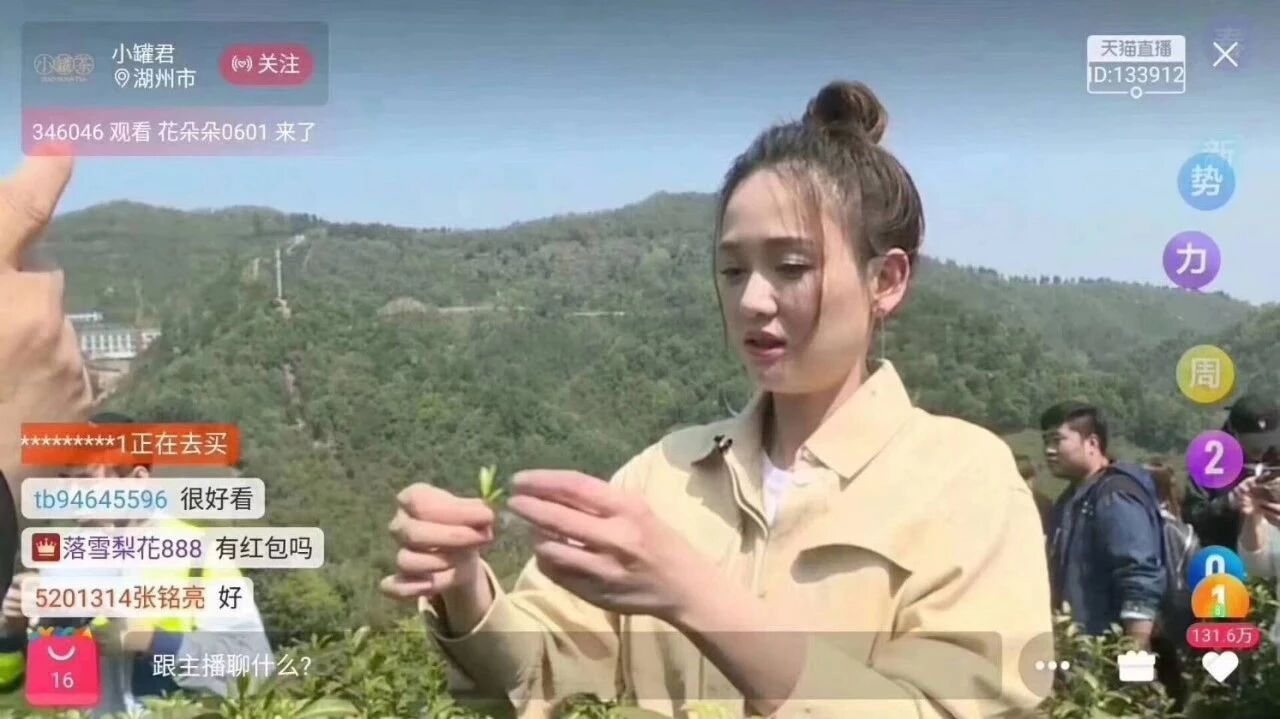 快看!连女神陈乔恩都来安吉采茶叶了,安吉白茶要“火”!