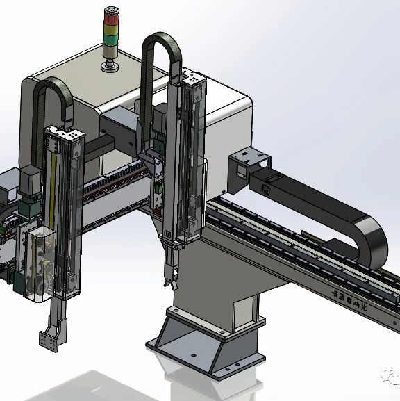 双截五轴伺服机械臂3D模型图纸 Solidworks设计