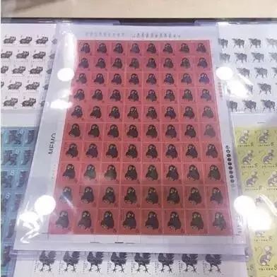 第一轮生肖邮票大版张超200万