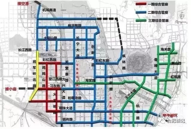 高新到经开,肥西更方便 此次设计的将军岭路北起高新区在建段(习友路