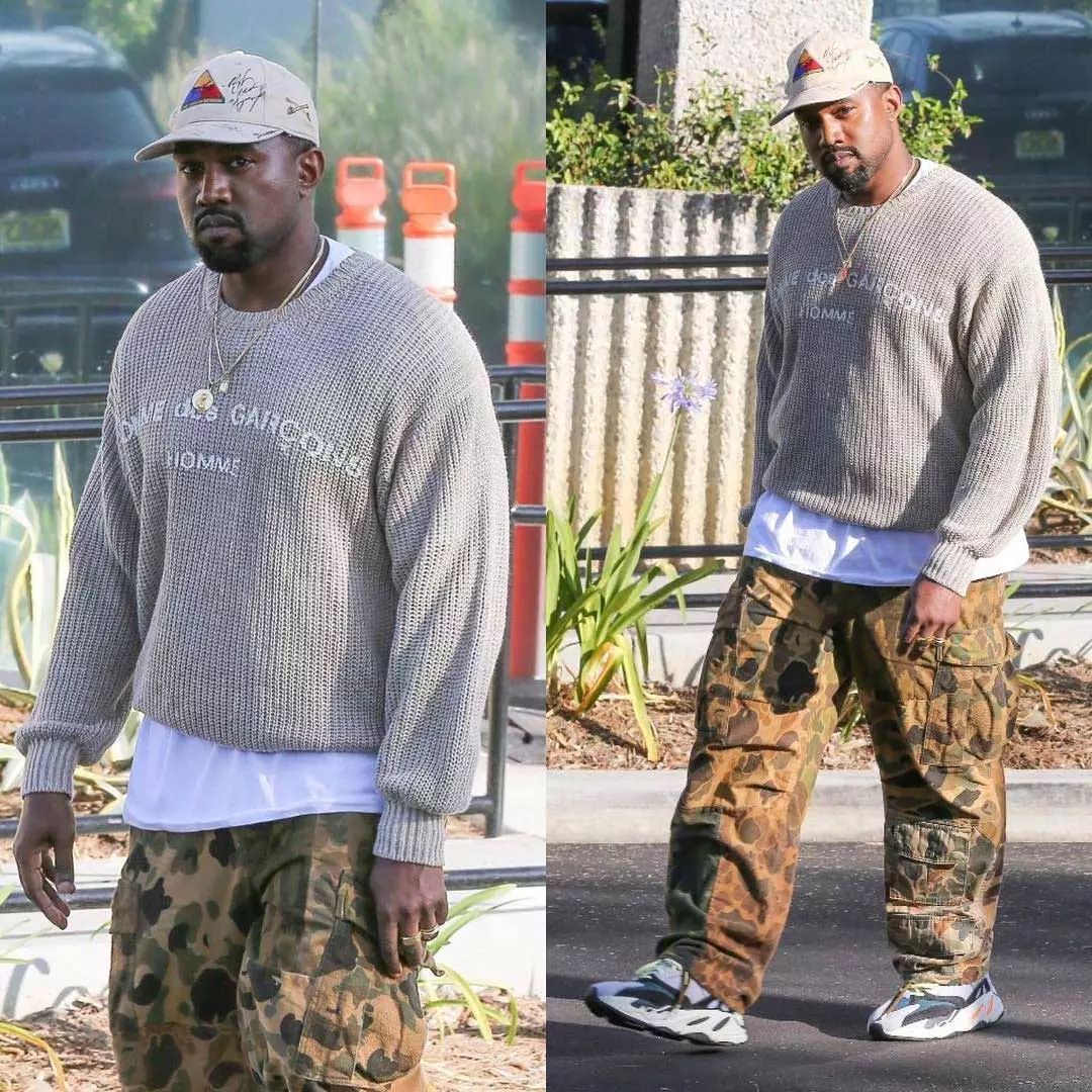 Kanye West 四十岁生日!看看他这两天穿了啥新鞋!