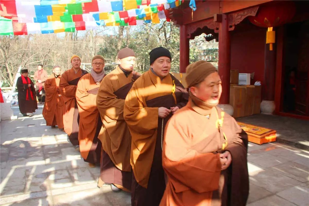 合肥女众道场莲花庵丁酉年修缮初步完工,开福寺方丈圆藏大和尚主持