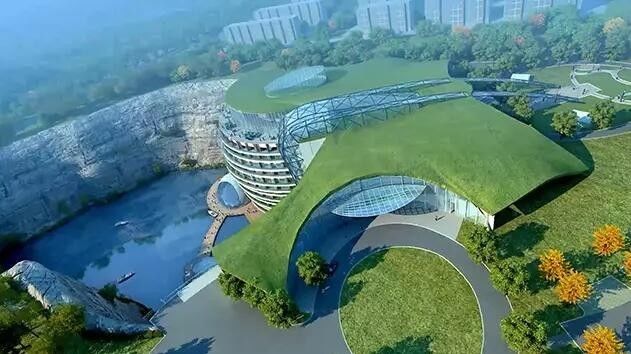 世界建筑奇迹 — 耗时10年的上海深坑酒店!