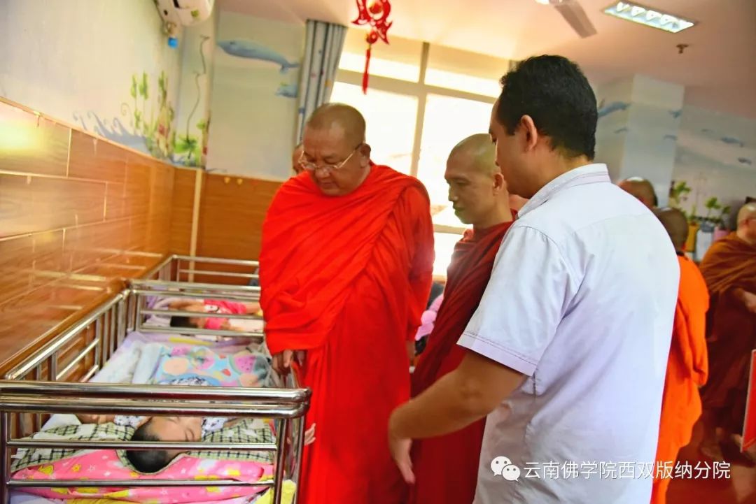 南传佛教界迎来了西双版纳州佛教协会会长,西双版纳总佛寺住持,云南