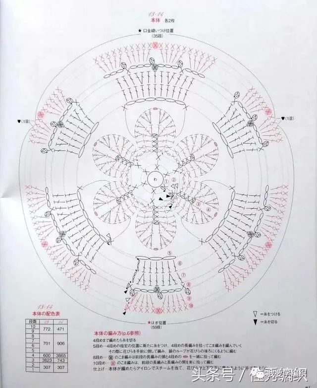 手工钩针编织教程图解 钩织口金包钩针包包2款
