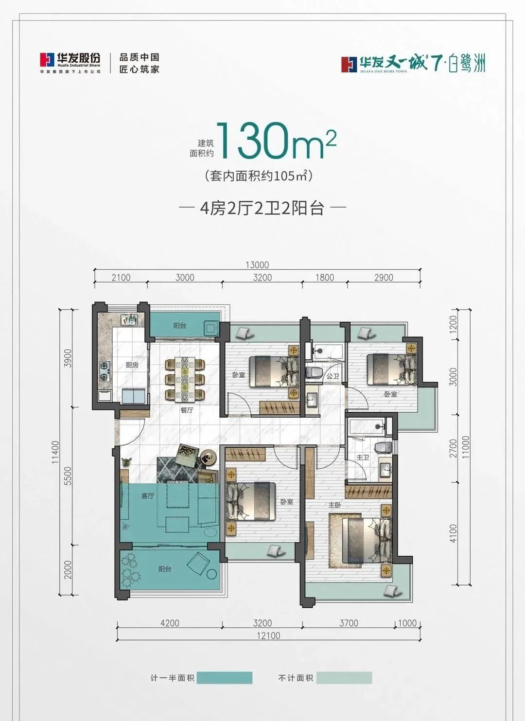 珠海斗门华发又一城73㎡143㎡学府美宅轻松上车省级中小学