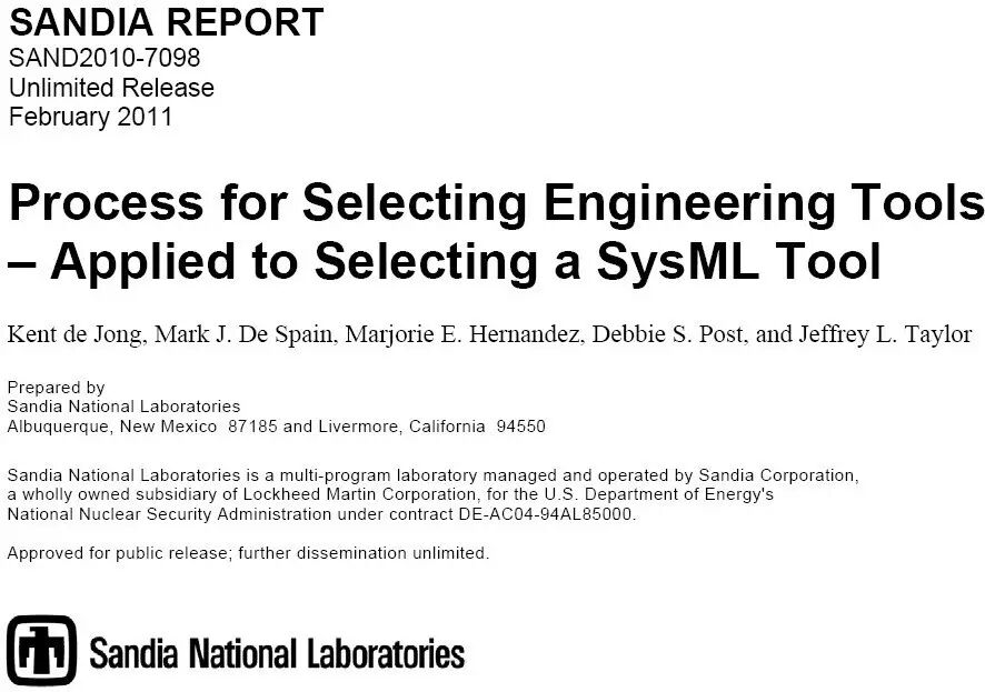 系统工程大讲堂——实施MBSE，如何选择建模工具？MBSE建模平台的选择和使用的图10