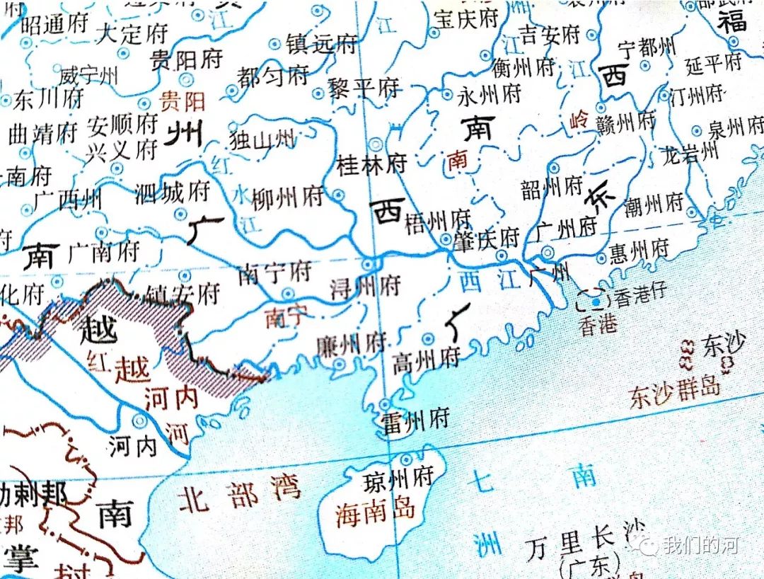 1820年清代疆域,摘引自郭沫若主编:《中国史稿地图集》中国地图出版社图片