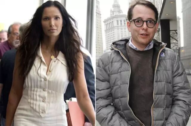 (左图为帕德玛-拉克施密，右图为马修-布罗德里克。图片来源于：newyorkpost.com，版权