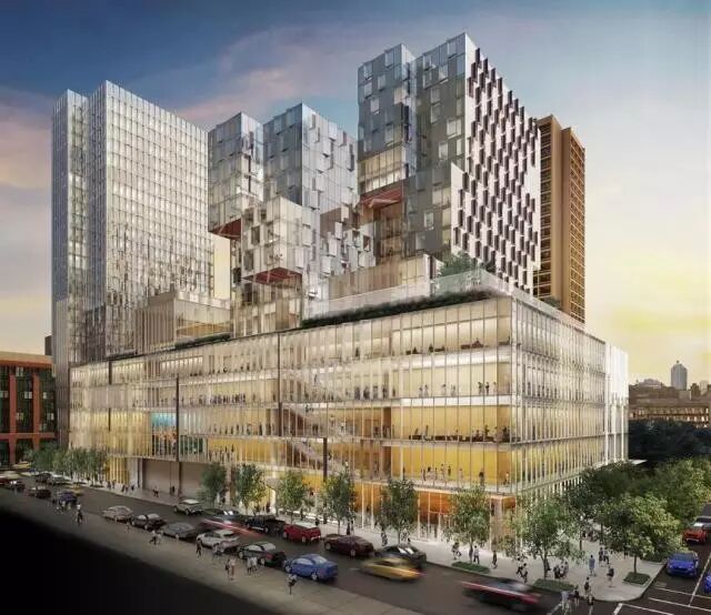 (纽约大学Mercer Street 181号效果图。图片来源于：WSJ.COM，版权属于原作者)