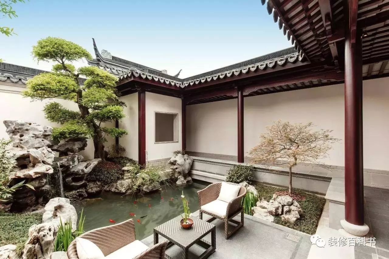 白墙青瓦的中式别墅,让人醉妙的江南庭院,设计大咖的惊艳案例!