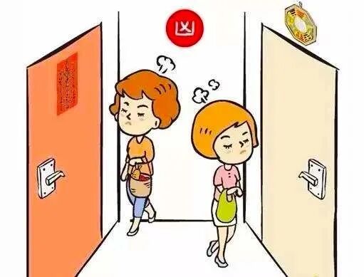 门对门，风水上有什么说法？