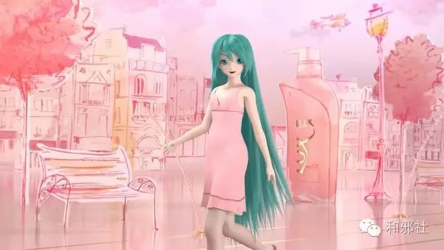 为代言改头换面 绿长直初音未来-初音未来LUX广告正式公布