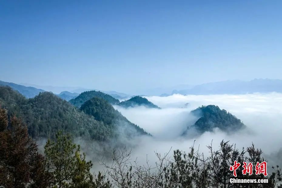 湖北鹤峰：云海漫卷如仙境