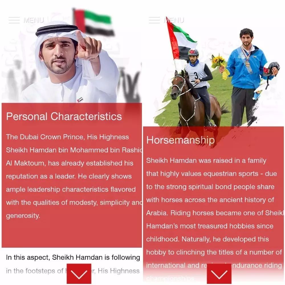 迪拜王储哈姆丹sheikh hamdan(别名fazza),阿联酋皇室最受欢迎和最有