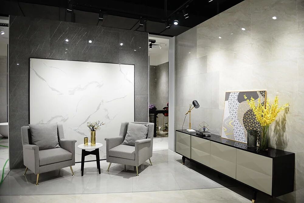 威尔斯陶瓷索伦灰 灰色瓷砖效果图