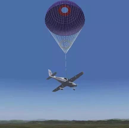 轻型飞机整机降落伞，..