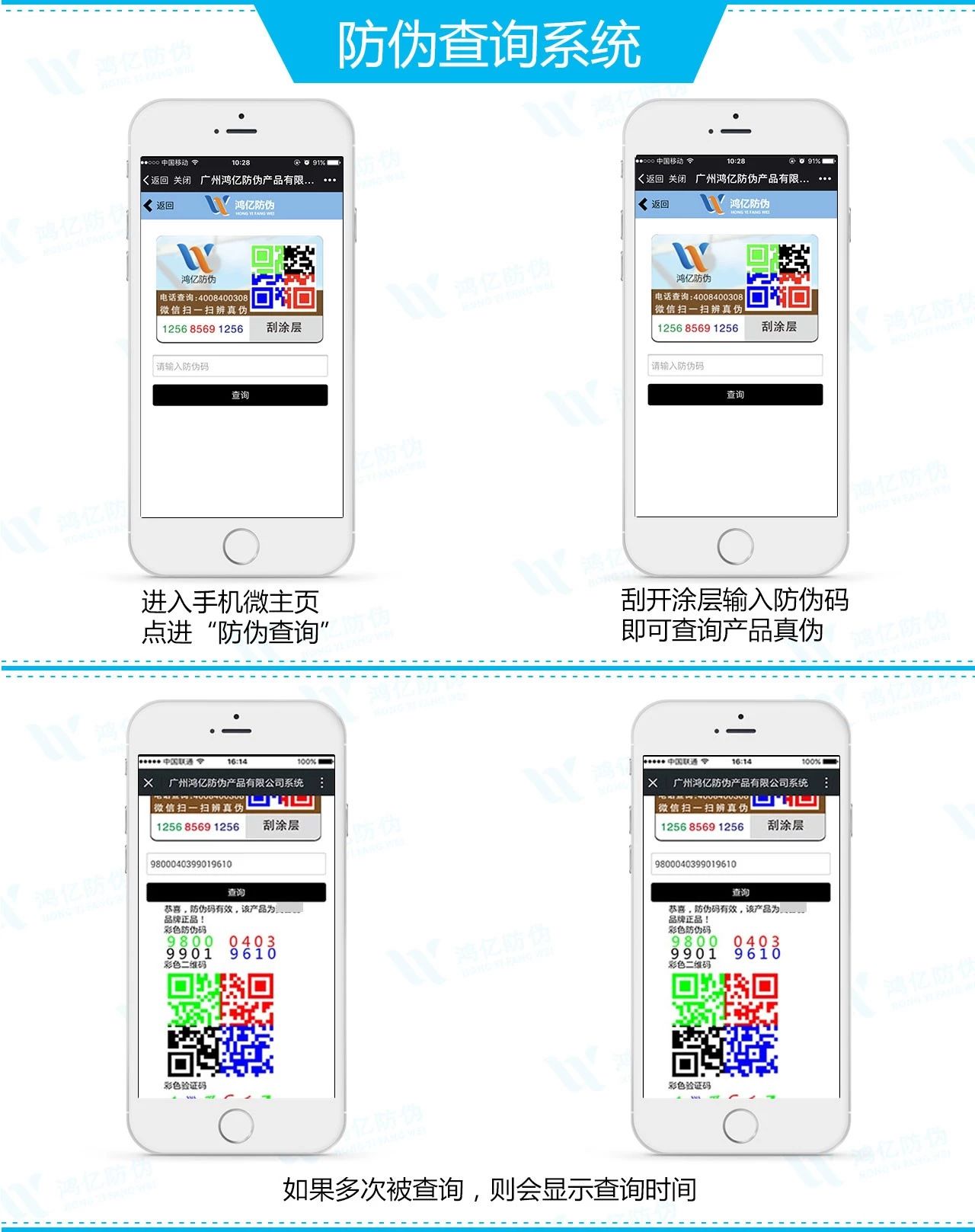 一物一码鸿亿防伪溯源系统
