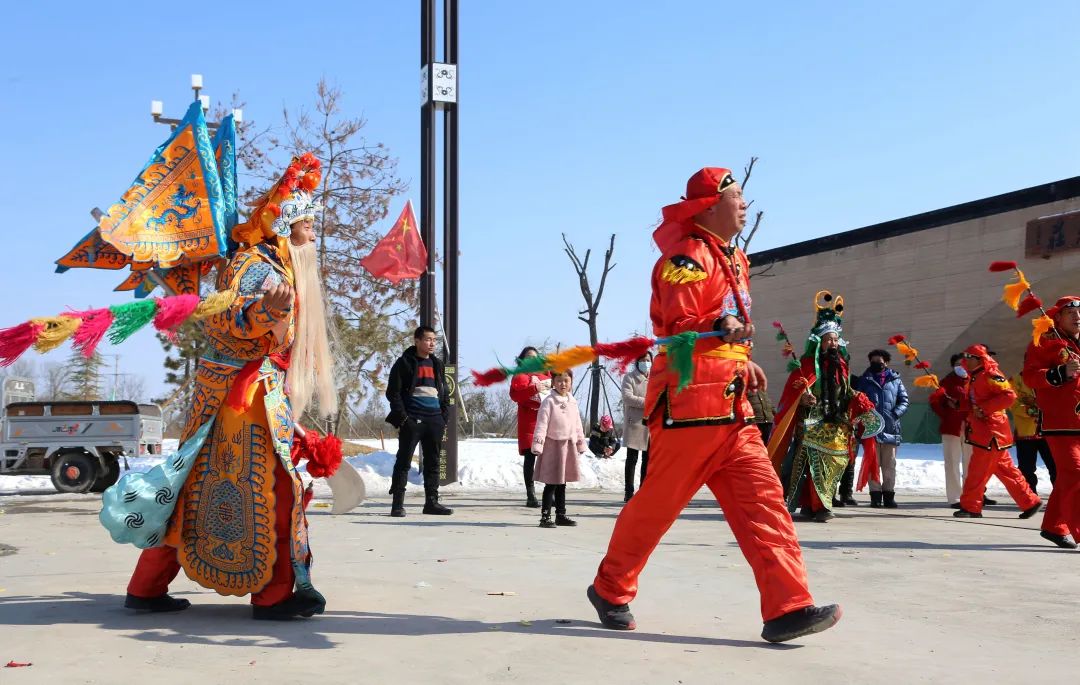 网络中国节春节西峰耍社火迎新年