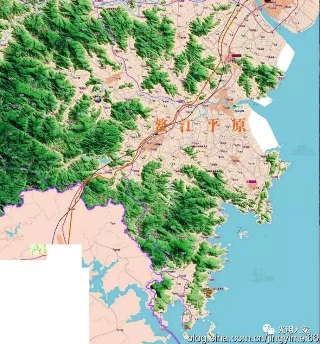民国时期平阳县地图!
