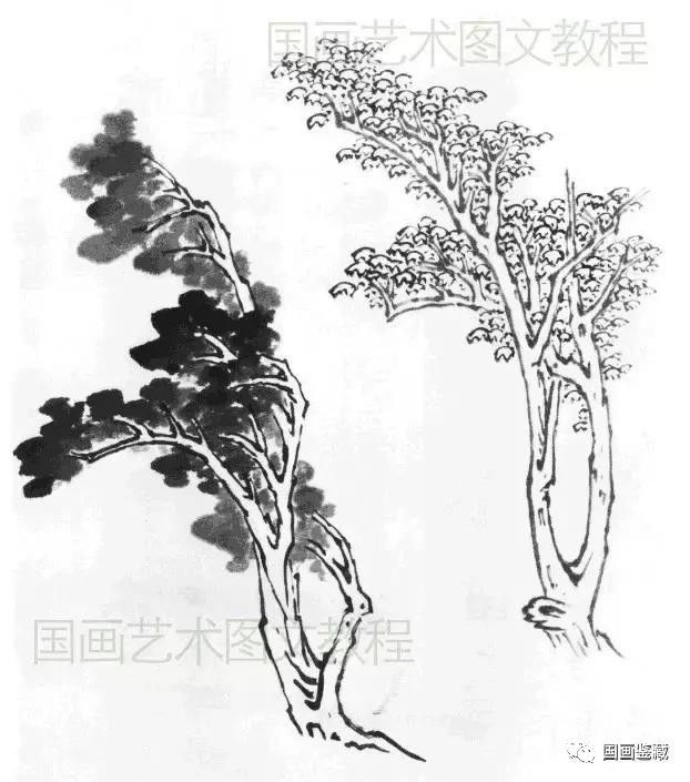 山水画基础技法,中国水墨山水画入门,0基础入学