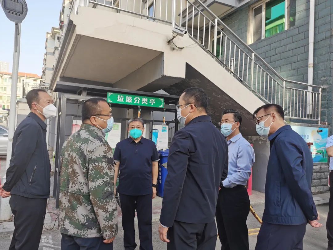 市政协党组成员副主席高瑞军赴包联街道办事处进行疫情防控督导检查