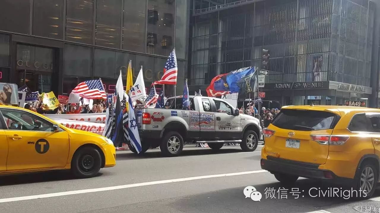 华人参政空前热烈 纽约挺川普大游行直逼&quot;嘉年华&quot;