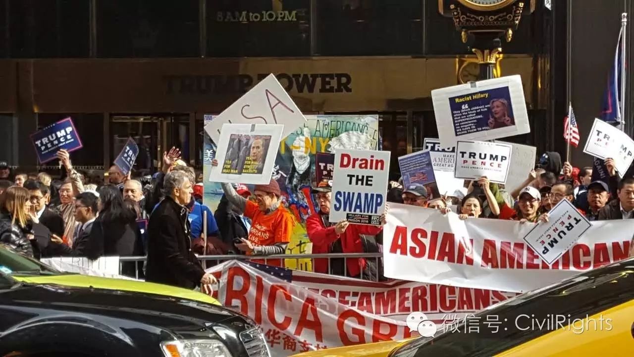 华人参政空前热烈 纽约挺川普大游行直逼"嘉年华"