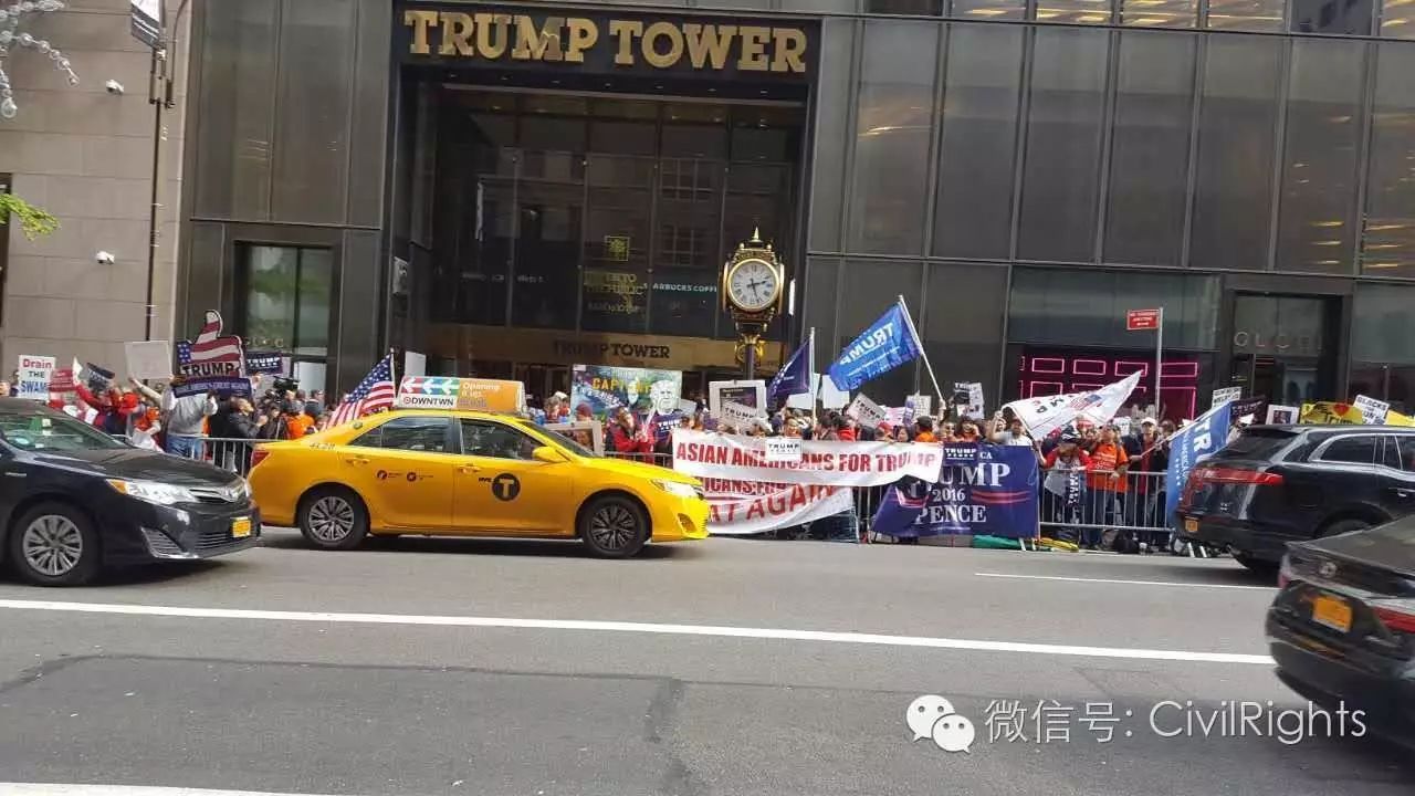 华人参政空前热烈 纽约挺川普大游行直逼&quot;嘉年华&quot;