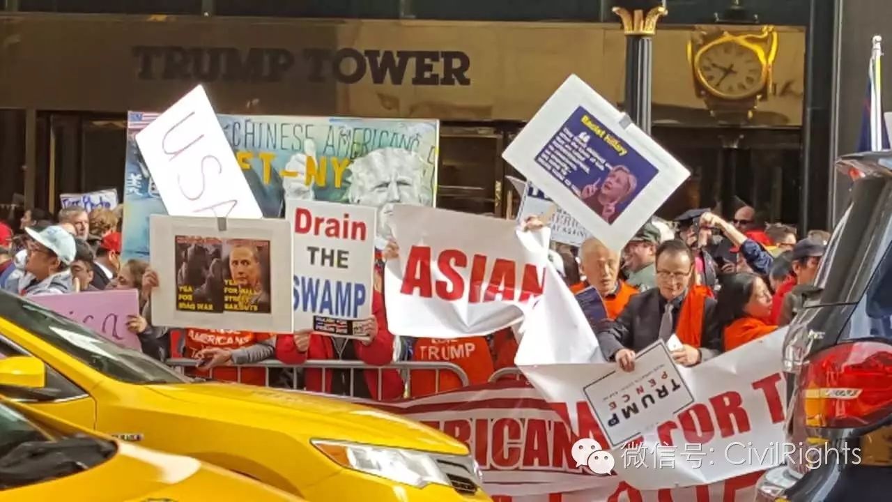 华人参政空前热烈 纽约挺川普大游行直逼"嘉年华"