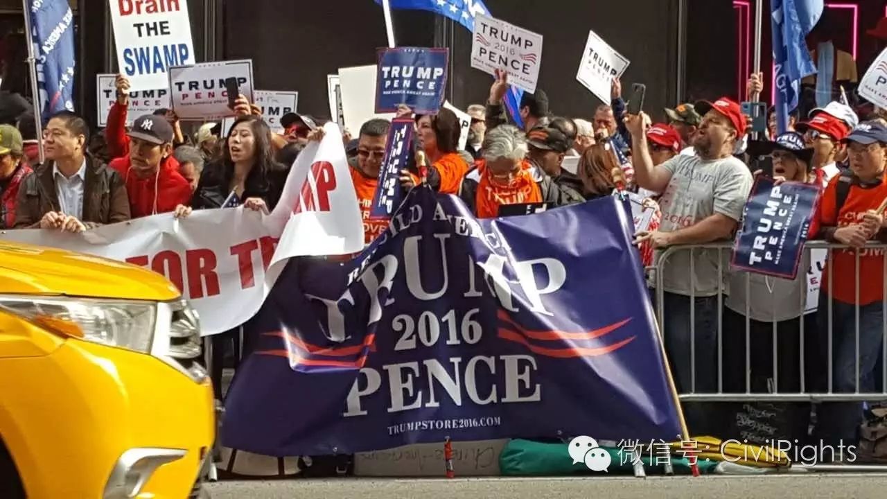 华人参政空前热烈 纽约挺川普大游行直逼"嘉年华"