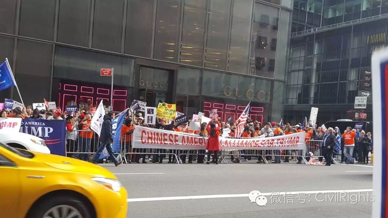 华人参政空前热烈 纽约挺川普大游行直逼"嘉年华"