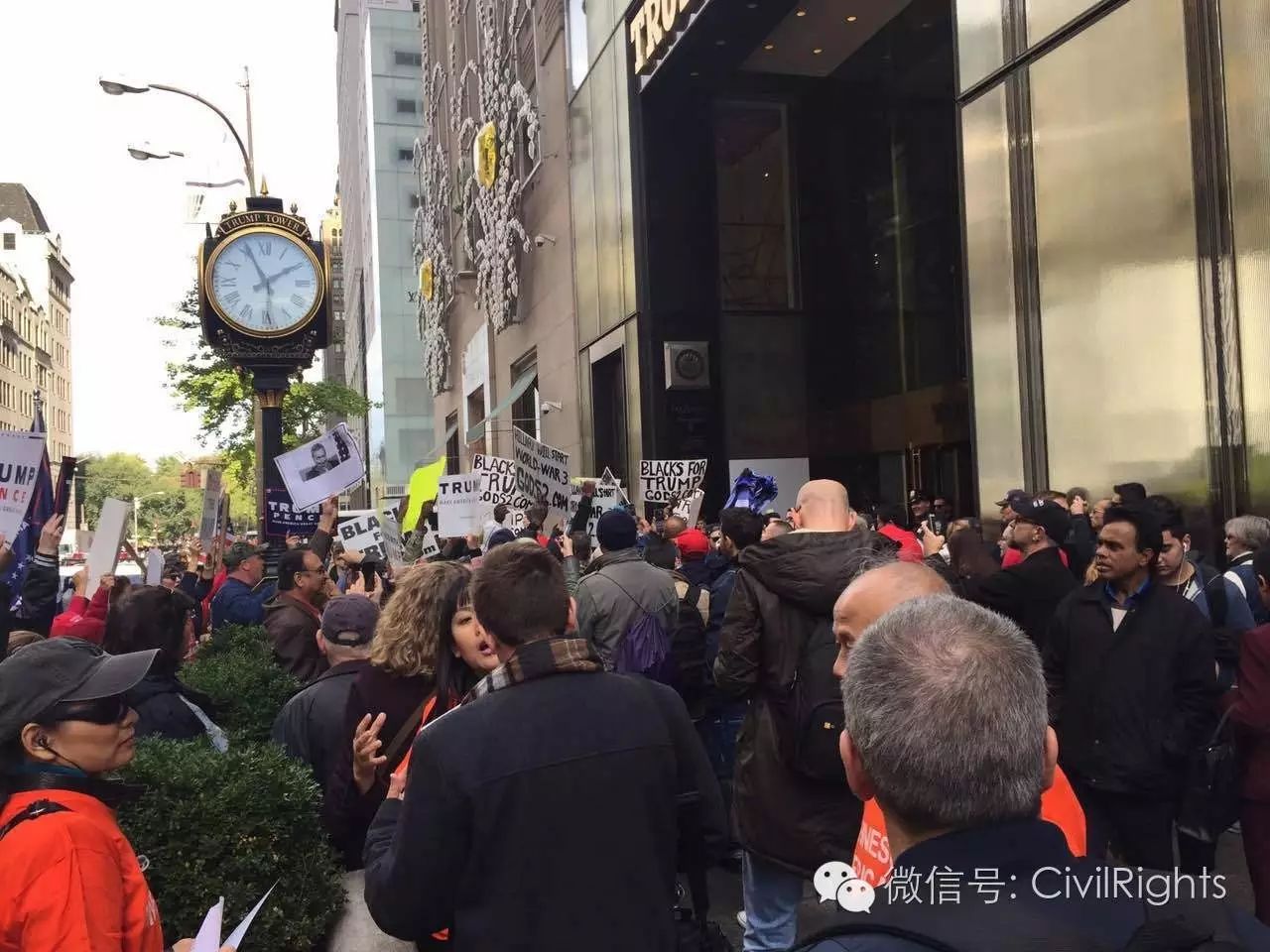 华人参政空前热烈 纽约挺川普大游行直逼"嘉年华"