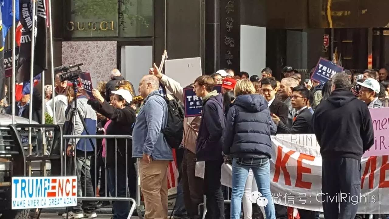 华人参政空前热烈 纽约挺川普大游行直逼"嘉年华"