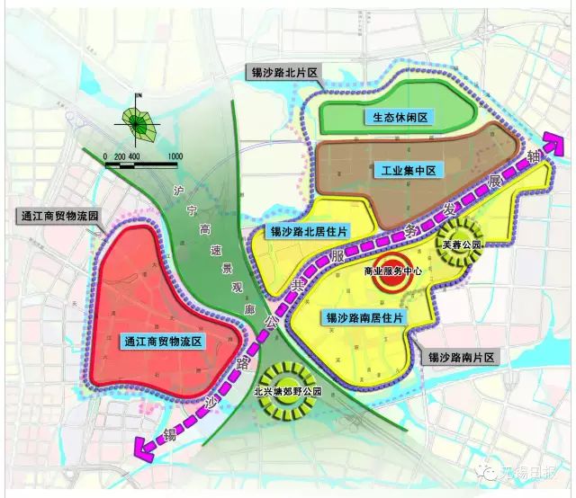 东北塘街道 将东北塘定位为无锡市主城区组成部分,锡山区现代化生活