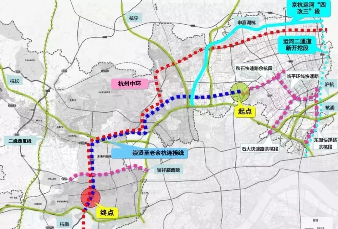 杭州中环时代来临直连高速多地区受益