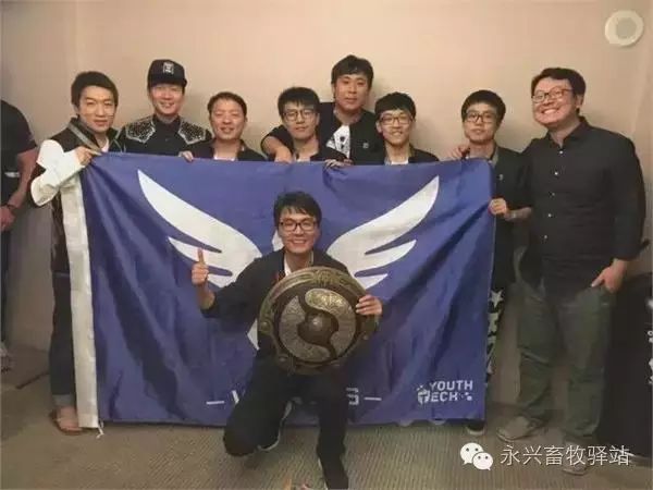 Dota2中国战队Ti6夺冠,林俊杰现场为wings战队加油