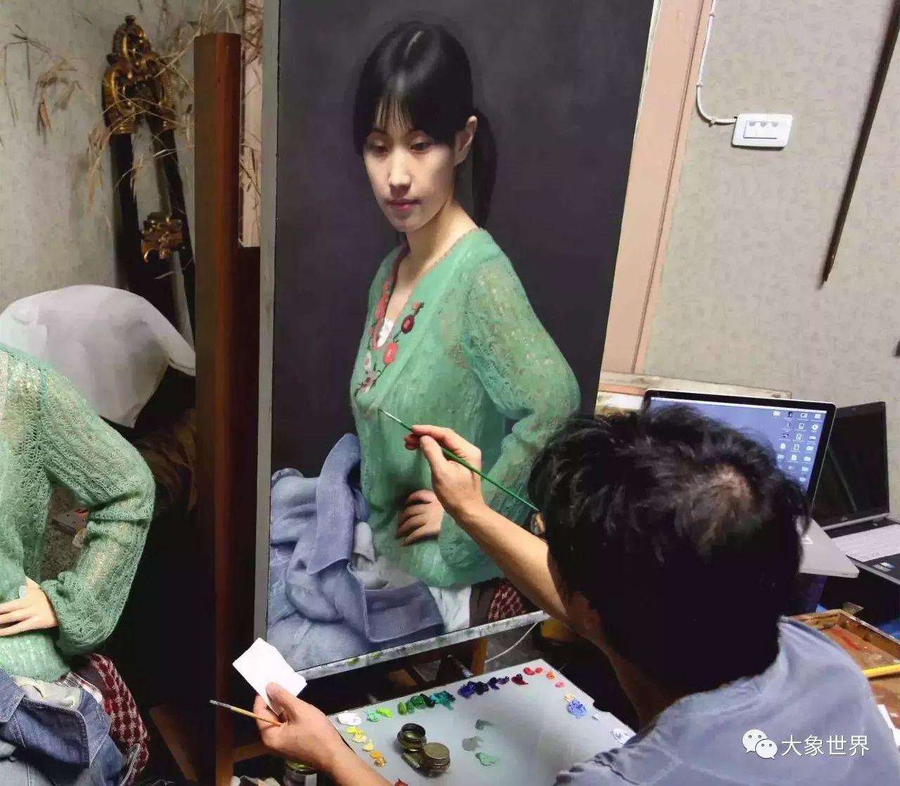 【大象视界】把女孩子画得动人心魄的他,竟还有这样另一面