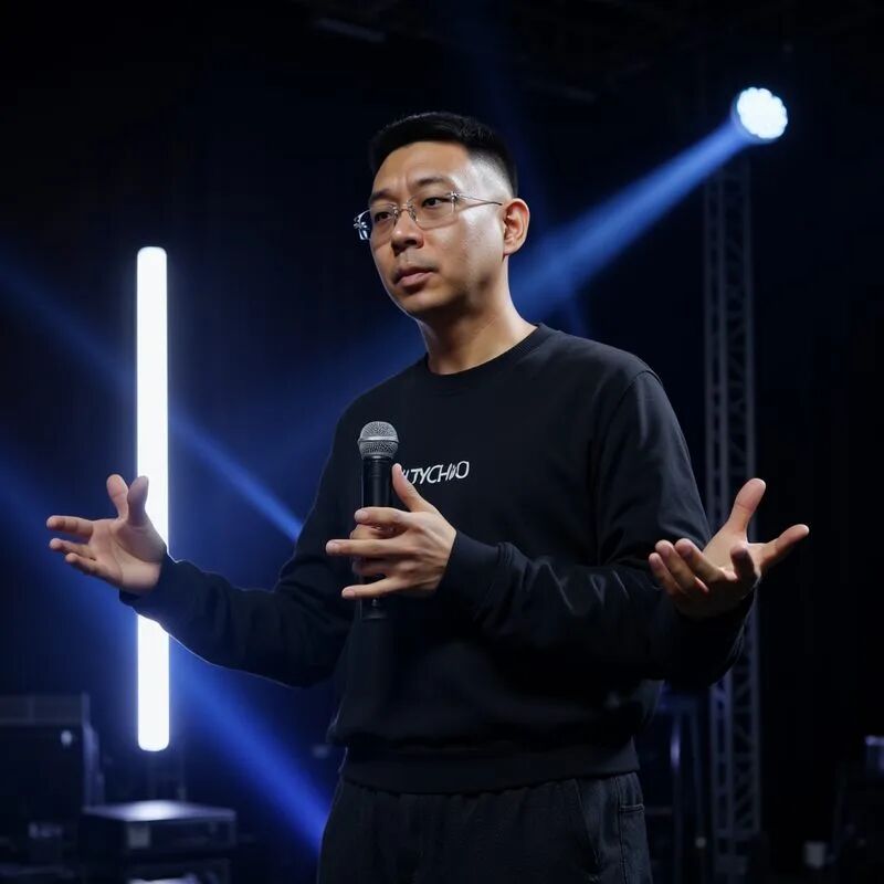 生成结果：科技演讲者