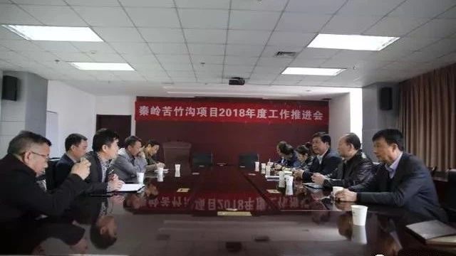 助推苦竹沟扶贫项目,宁陕县政协主席吴大芒一行赴中登集团做工作推进