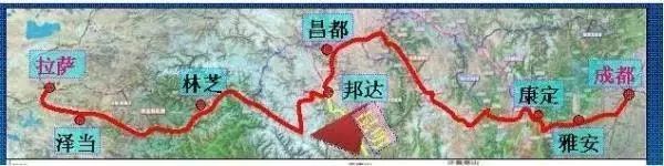 川藏铁路贯通后，将串连30大美景，成都至拉萨缩至13个小时