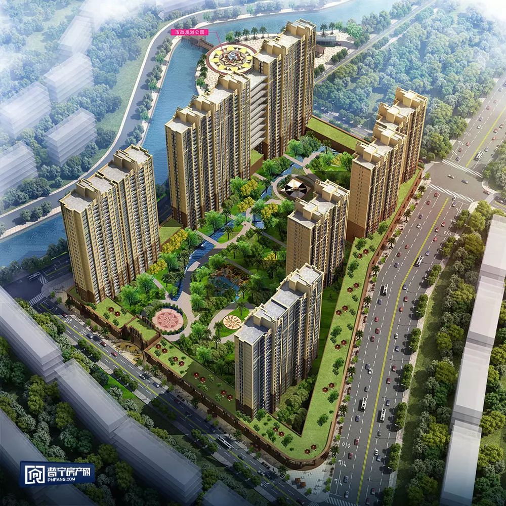 水岸巅峰之作,礼献普宁,发现又一处高尚宜居滨水生活区!