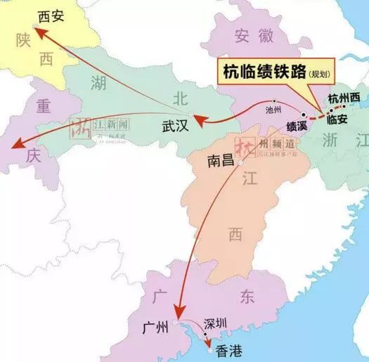 这意味着,在不久的将来,杭州城西居民可以直接坐高铁到 合肥和商丘等图片