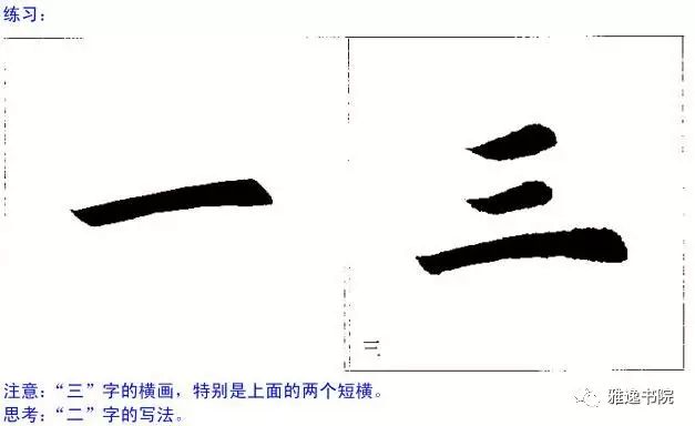 毛笔欧体楷书的基础笔画