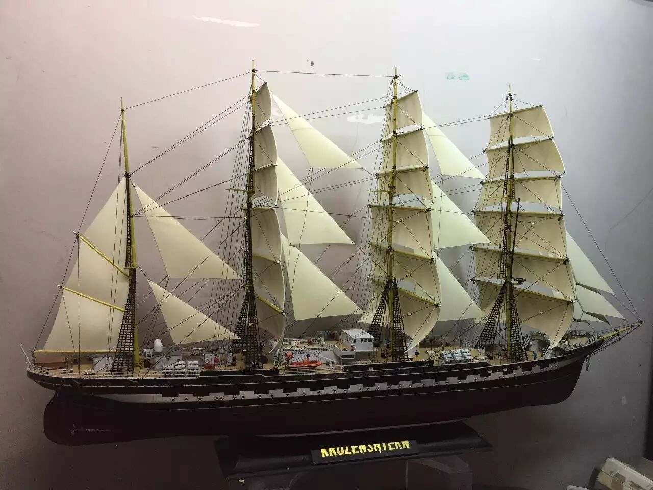 桌面上的铁甲风帆战舰 - 克鲁森施藤号施工全纪录!