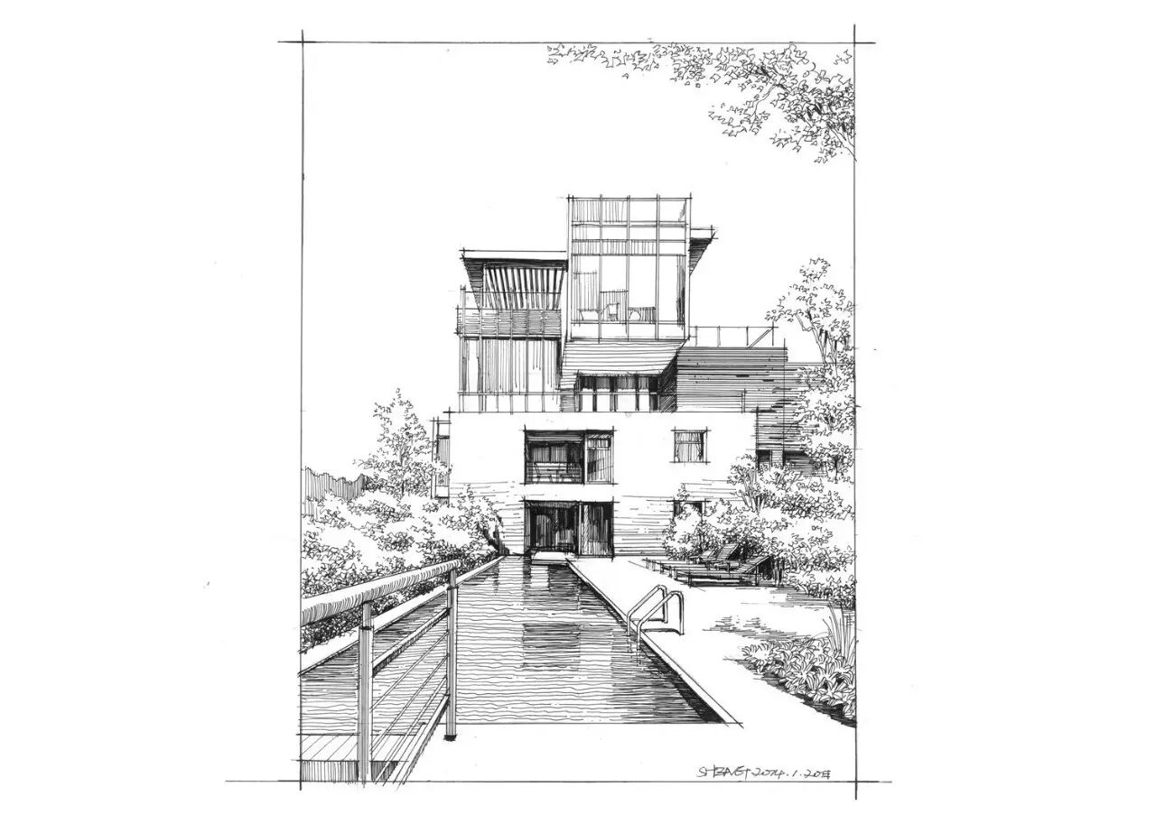 撩人于笔尖的精细钢笔画