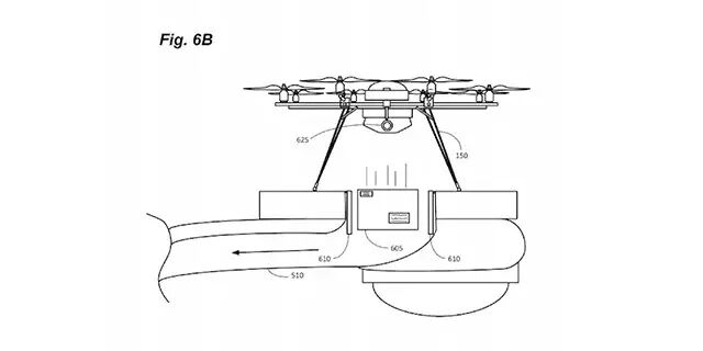 物流时事 | 亚马逊最新专利：无人机可借电线杆充电