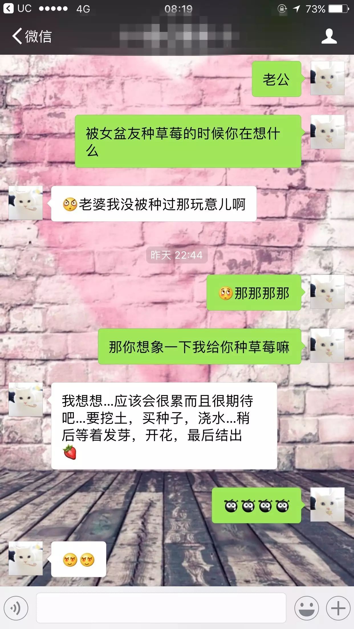 被女票种草莓时在想什么?